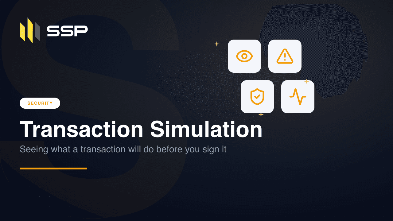 SSP Academy cover: transaction simulation in SSP Enterprise